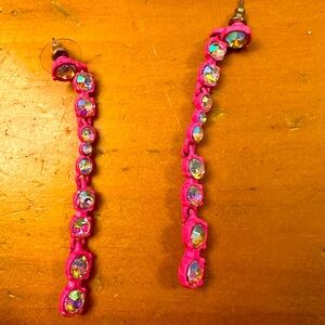 Pink earrings